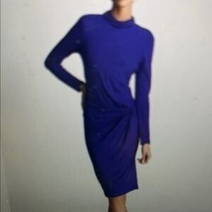 Elegant Cobalt Blue Women's Dress